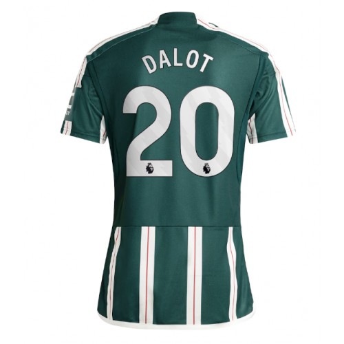 Manchester United Diogo Dalot #20 Gostujuci Dres 2023-24 Kratak Rukav